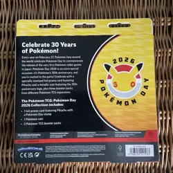 Pokemon Day 2026 Collection TCG Pikachu Promo 30th Anniversary - Image 2