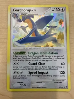 Pokemon Garchomp Cracked Ice Holo Rare Supreme Victors 2009 5/147 - Image 1
