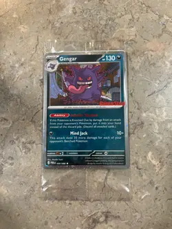 Pokemon GENGAR 050/088 GameStop Promo Stamped (SEALED) - Image 1