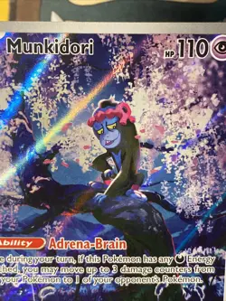 Pokemon TCG Munkidori 072/064 Sv: Shrouded Fable Illustration Rare Holo - Image 2