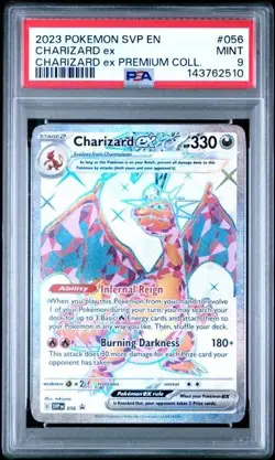 CHARIZARD EX - 2023 POKEMON SVP EN #056 PROMO PREMIUM COLL. - PSA 9 Mint - Image 1