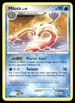 2008 Diamond & Pearl - Great Encounters Milotic Stage 1/Rare #25 - Image 1