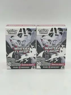 2x Pokemon Scarlet & Violet White Flare Booster Bundle 6 Packs English - Image 1