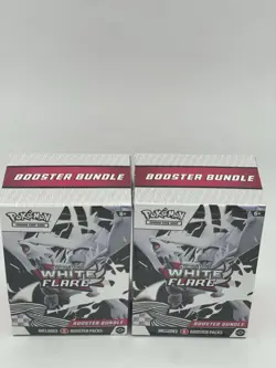 2x Pokemon Scarlet & Violet White Flare Booster Bundle 6 Packs English - Image 2