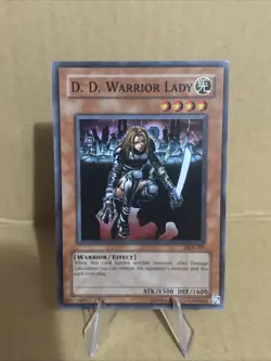 Yu-Gi-Oh! D.D. Warrior Lady DCR-027 Super Rare Dark Crisis Unlimited LP - Image 1