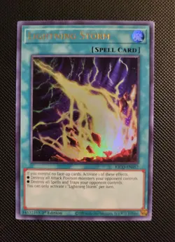 Yu-Gi-Oh Lightning Storm KICO-EN057 Ultra Rare 1st Edition NM - Image 1