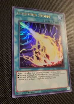 Yu-Gi-Oh Lightning Storm KICO-EN057 Ultra Rare 1st Edition NM - Image 3