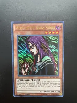 Yugioh Witch Of The Black Forest BLLR-EN046 Ultra Rare 1st Edition LP - Image 1