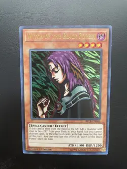 Yugioh Witch Of The Black Forest BLLR-EN046 Ultra Rare 1st Edition LP - Image 3