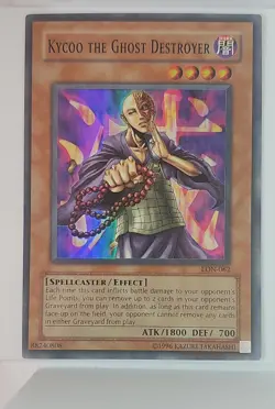 Yu-Gi-Oh! TCG Kycoo the Ghost Destroyer LON-EN062 Unlimited - Super Rare - Image 1