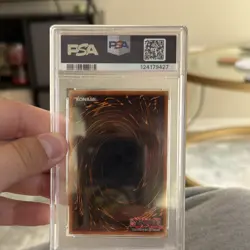 2002 YU-GI-OH! FMR-FORBIDDEN MEMORIES PROMO 002 HARPIE'S PET DRAGON PSA 8 - Image 2