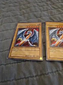 Yugioh - MRL-075 1st Edition Hyozanryu X3 RARE - Vintage - (Playset) NM/VLP Wow! - Image 2