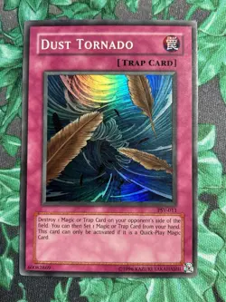 3x Yu-Gi-Oh! Dust Tornado Super Rare PSV-011 Pharaoh's Servant Unlimited OG - Image 2