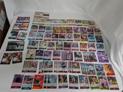 110 One Piece TCG Foil/Holo Card Lot All English never played all holos - Image 1