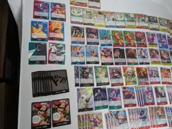 110 One Piece TCG Foil/Holo Card Lot All English never played all holos - Image 2