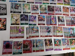 110 One Piece TCG Foil/Holo Card Lot All English never played all holos - Image 3