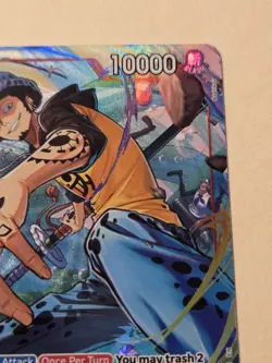 2025 One Piece Trafalgar Law (Alt Art) OP14-009 SR The Azure Sea’s Seven - Image 2