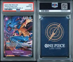 2026 ONE PIECE PROMOS ILLUSTRATION BOX VOL.6 #093 TRAFALGAR LAW PSA 10 - Image 3