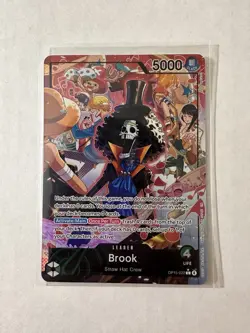 Brook OP15-022 Alt Art Holo Leader One Piece OPTCG - Image 1