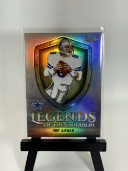 Lot Of 3 2025 Topps Chrome Legends Of The Gridiron Cowboys-Aikman/Smith/Witten - Image 1