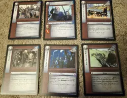 Lord Of The Rings Tcg Fellowship Rare Card Lot - Image 1