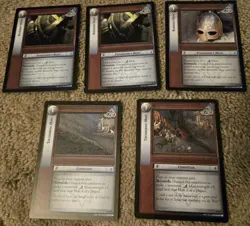 Lord Of The Rings Tcg Fellowship Rare Card Lot - Image 2