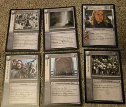 Lord Of The Rings Tcg Fellowship Rare Card Lot - Image 4