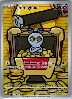 Gimmighoul 198/182 SV04: Paradox Rift - Pokemon Card - NM - Image 1
