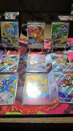 Pokemon 2026 First Partner Illustration Collection Series 1 Promo Set (9 Cards) - Image 1