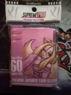 Supreme Pro - Pure Pink Card Sleeves | Teamsamuraix1 YuGiOh Sleeves | NEW - Image 1