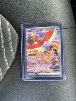 Pokemon Ethan's Ho-Oh EX 230/182 Sv10 Destined Rivals Full Art Rare Holo Card - Image 1