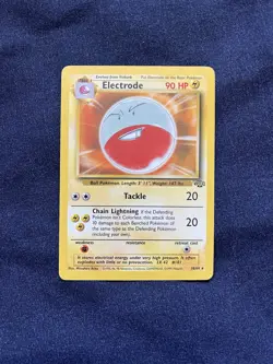 Pokemon TCG Electrode 18/64 Jungle Non Holo Rare Unlimited WOTC Card - Image 1