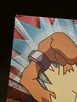 Primeape #57 Holo Pokemon Topps Series 1 Card (Black Label) LP - Image 5