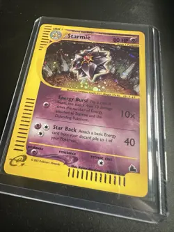 Pokemon Nintendo Starmie Holo H28/H32 2003 Stage 1 80 HP English Card - Image 1