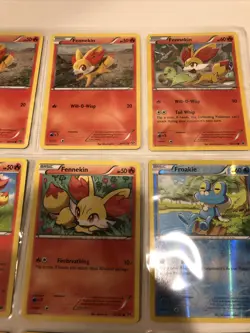 Pokemon TCG Gen 6 Starters - Fennekin Froakie Chespin Lot - Various Sets - Image 5