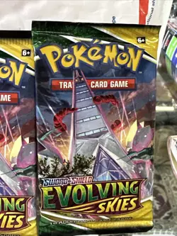 Pokemon Evolving Skies Booster Packs English TCG 3 Sealed Packs Lot - Image 4