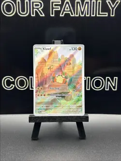 Klawf 217/198 IR Illustration Rare Holo Pokemon 2023 Scarlet & Violet NM - Image 1