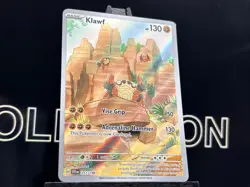 Klawf 217/198 IR Illustration Rare Holo Pokemon 2023 Scarlet & Violet NM - Image 4