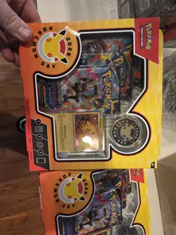 3x Pokemon TCG Pokemon Day 2026 Collection Box Brand New Factory Sealed Pikachu - Image 2