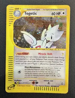 Pokemon TCG: Togetic Holo Rare H27/H32 Aquapolis - Image 1