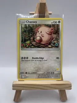 Chansey #47 46/68 Hidden Fates Pikachu Stamped Pokemon Card NM - Image 1