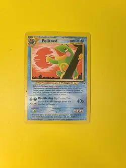 Pokemon Politoed Neo Discovery Unlimited 27/75 Rare MP Vintage WOTC - Image 1