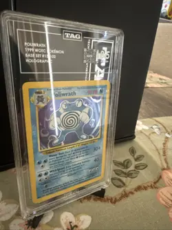 1999 pokemon game #13 POLIWRATH-HOLO TAG 8.5 - Image 2