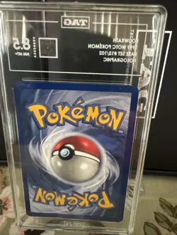 1999 pokemon game #13 POLIWRATH-HOLO TAG 8.5 - Image 4