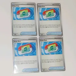 Pokemon Poke Pad 081/088 Playset x4 ME03 Perfect Order Trainer NM - Image 2
