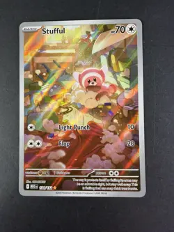 Stufful 2025 Pokemon Illustration Rare Mega Evolution IR 154/132 Mint/NM - Image 1