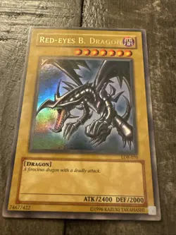Yu-Gi-Oh! LOB-070 Red-Eyes B. Dragon Ultra Rare Unlimited Edition - Image 1