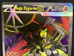 Mega Zygarde EX Pokemon TCG Card Holo 104/088 Perfect Order Full Art Rare NM - Image 5