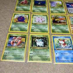 1st Edition Fossil Pokemon Lot 17 Cards Vintage Nm/lp+ No Duplicates - Image 2