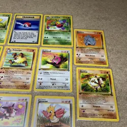1st Edition Fossil Pokemon Lot 17 Cards Vintage Nm/lp+ No Duplicates - Image 4